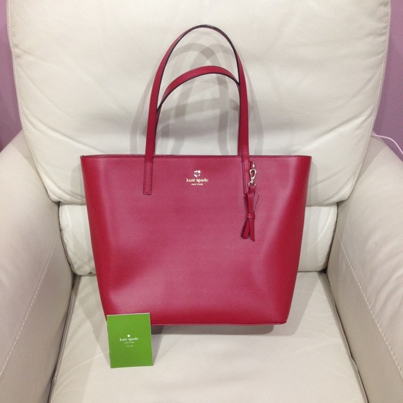 kate spade Handbags - NWOT Kate Spade Bright Red Tote Satchel Purse Bag